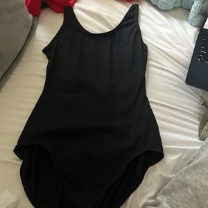 Capezio Sleek Black Dance Leotard